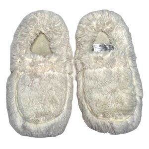 Marshmallow Warmies Slippers Cream New! Size 6-10
